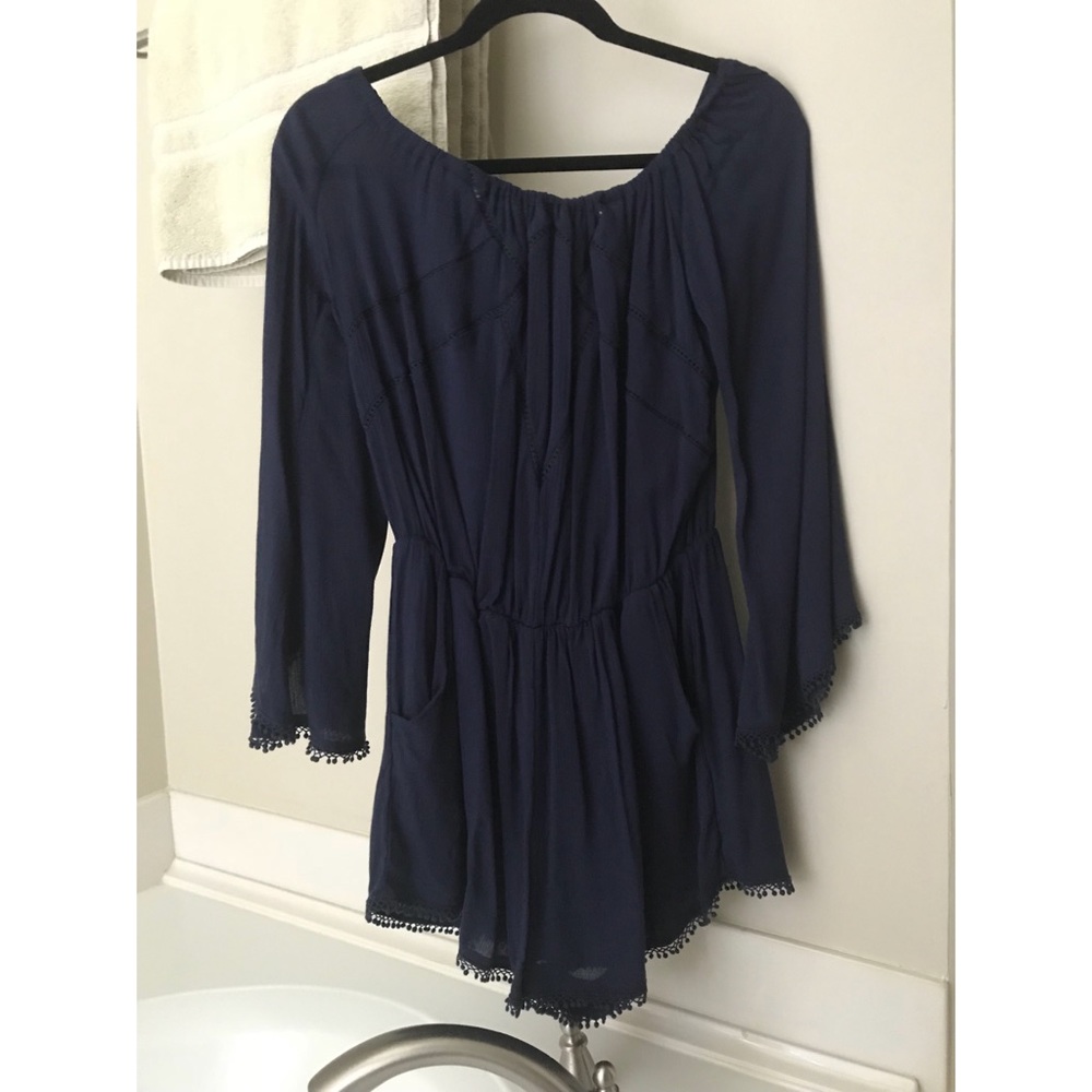 dark blue romper